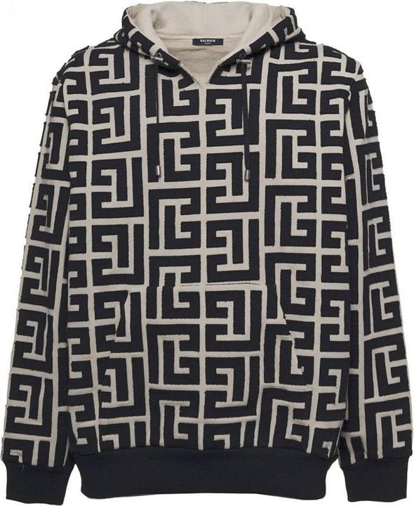 Produktbild Balmain Monogrammed Hooded Sweatshirt (S)