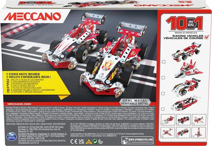 Produktbild Meccano 10in1 Racing Vehicles