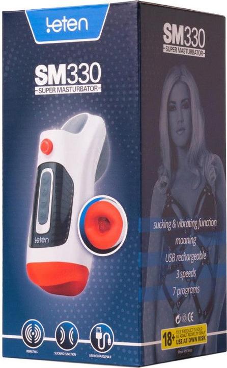 Actual product image Leten SM 330 - Automatic masturbator with vibration, suction and moaning function