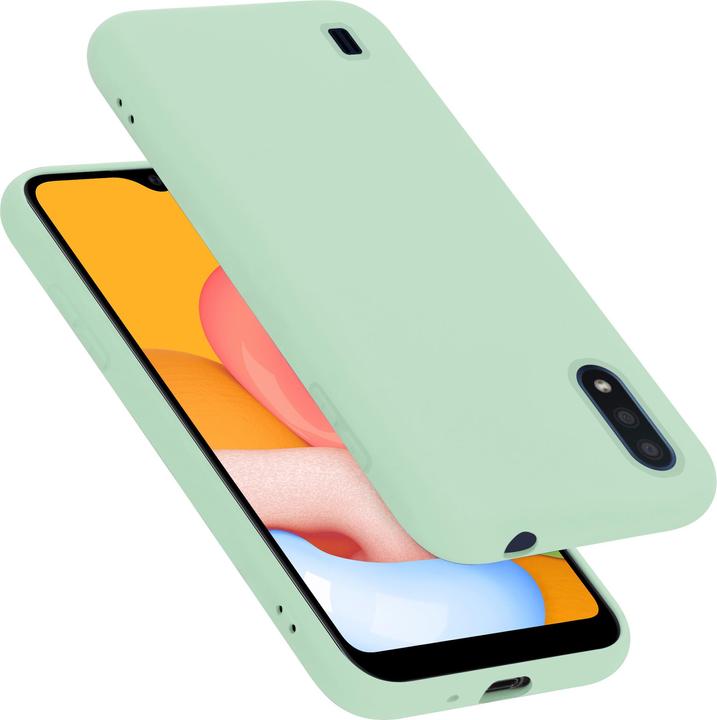 Immagine prodotto Cadorabo Copertura della cassa del silicone liquido TPU (Samsung Galaxy A01)