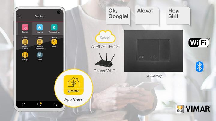 Actual product image Vimar Gateway mit WiFi & Bluetooth