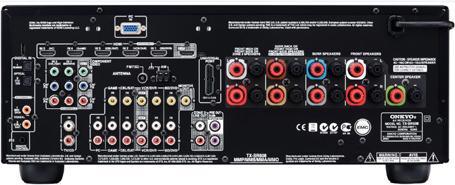 Actual product image Onkyo TX-SR608 7.2 Receiver, Dolby True HD, Black