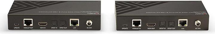Produktbild Lindy C6 HDMI 4K and USB 2.0 Extender