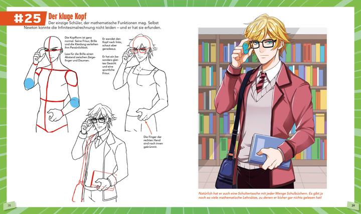 Image du produit 100 Manga-Figuren zeichnen (Allemand, Christopher Hart, 2023)