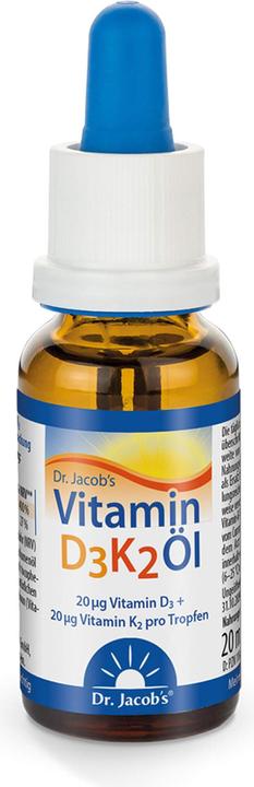 Produktbild Dr. Jacob's Vitamin D3 K2 (1 Stück, Tropfen, 61 g)