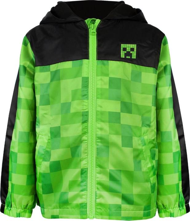Produktbild Minecraft Jacke wasserfest mit Kapuze Jungen (140)