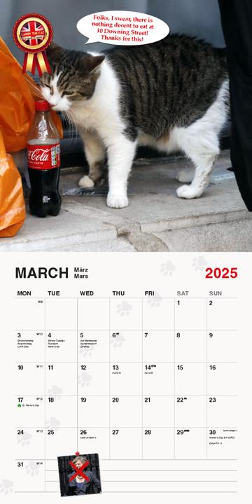 Produktbild Larry The Cat 2025 (Harter Einband, Deutsch)