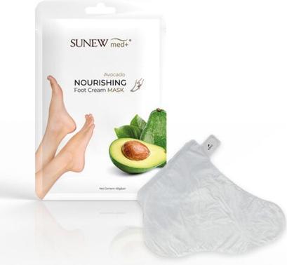 Produktbild SunewMed+ Sunewmed Nourishing Foot Cream Mask Regenerating Foot Mask In The Form Of Avocado Socks (Fussmaske)