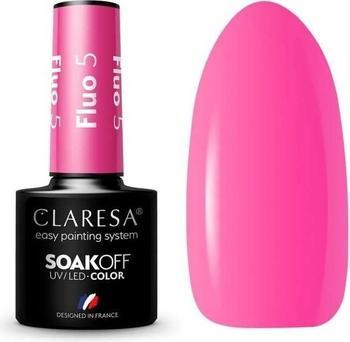 Claresa Fluo UV Nagellack 5ml (Rosa, Farblack)