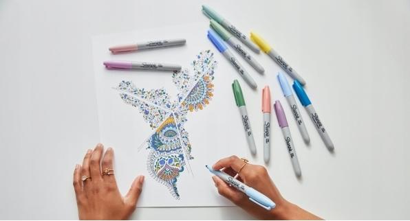 Produktbild Sharpie Permanentmarker (Mehrfarbig, 1 mm, 12 x)