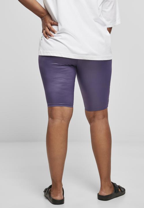 Actual product image Urban Classics Ladies Imitation Leather Cycle Shorts (M)