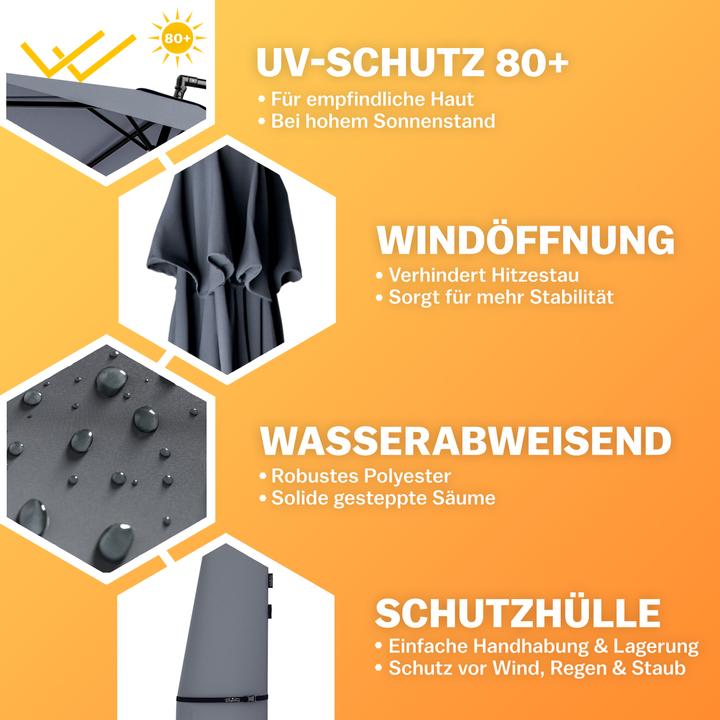 Produktbild Kingsleeve Ampelschirm (3 m)
