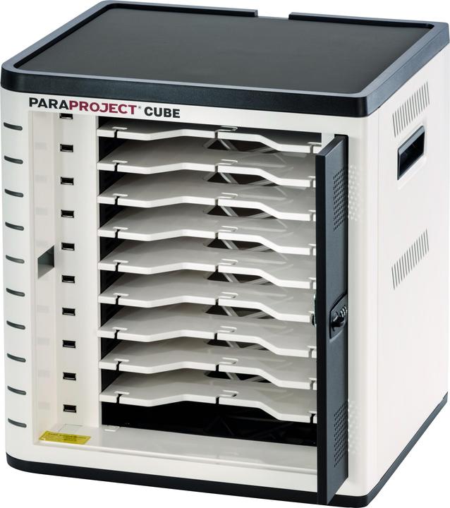 Parat Paraproject CUBE U10 für 10 Tablets Charge&Sync EU-Version ink USB-C Kabel - komp. mit Geräten di...