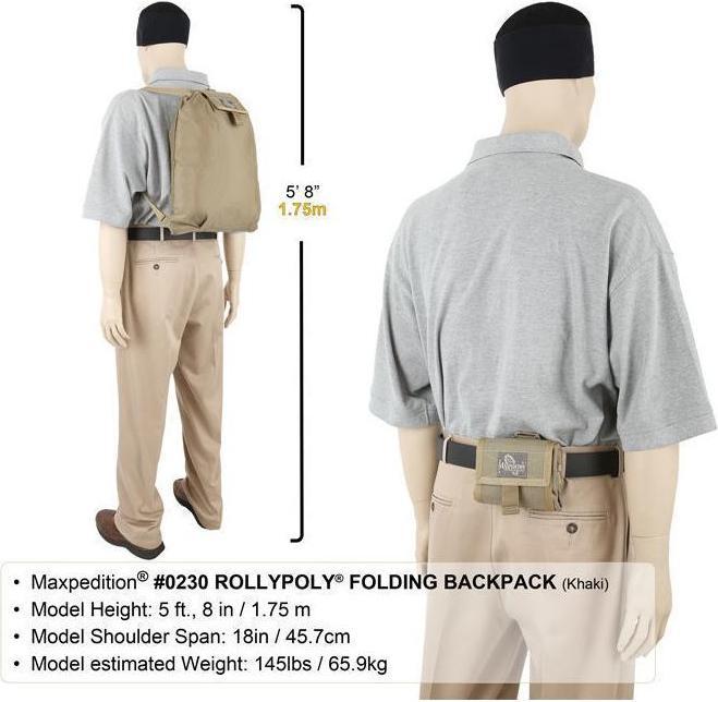 Produktbild Maxpedition Rollypoly Faltrucksack