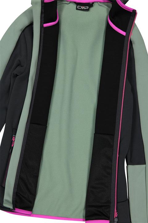 Actual product image CMP Campagnolo CMP Wooltech Hood Fleecejacke Mineral Damen (36)