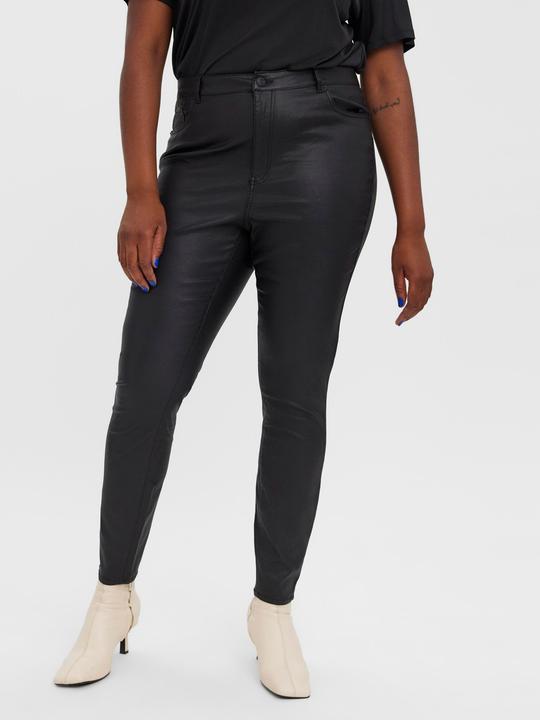 Actual product image Vero Moda VMSANDRA Coated Skinny High Waist Jeans (W52/L32)
