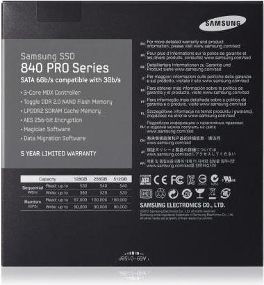 Image du produit Samsung 840 Pro Basic (512 Go, 2.5")