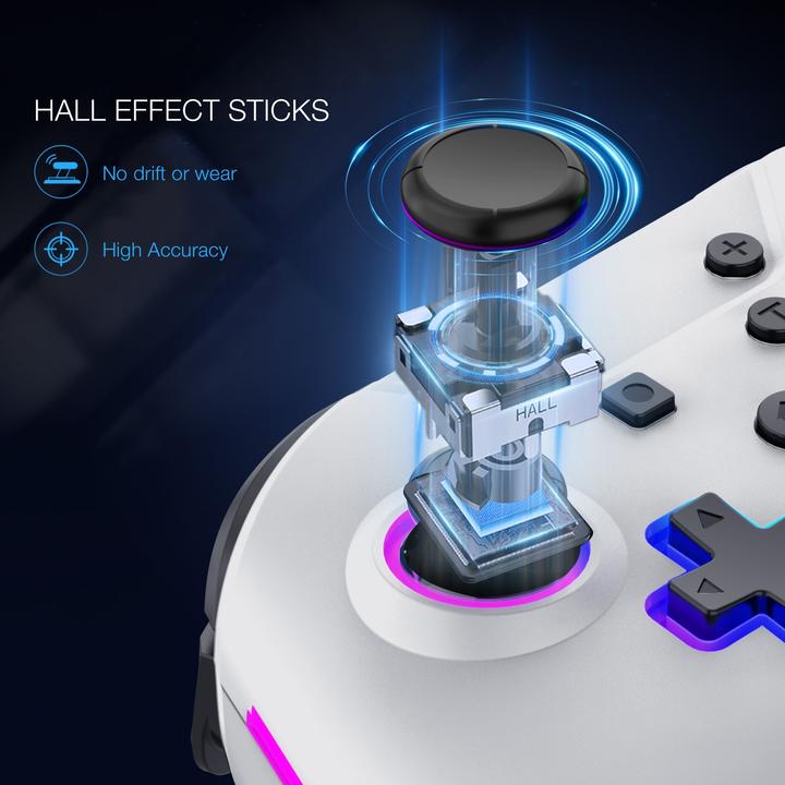 Immagine prodotto Hyperkin Controller di gioco wireless NuRival Light Up (Switch OLED, Switch, Switch Lite)