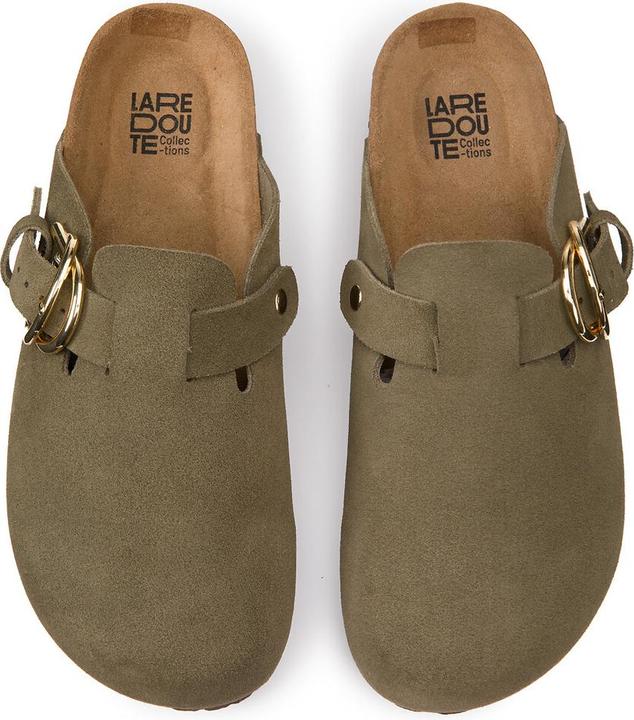 Actual product image La Redoute Collections Suede mules (40)