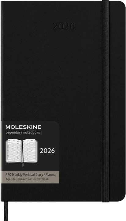 Immagine prodotto Moleskine Agenda business Professional Hard Cover Weekly Vertical Pro (13 x 21 cm, Inglese)