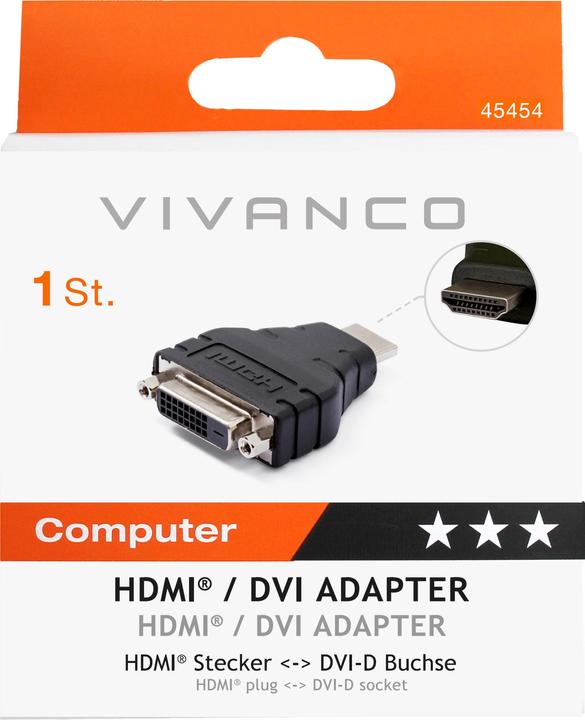 Produktbild Vivanco Adapter DVI-D - HDMI