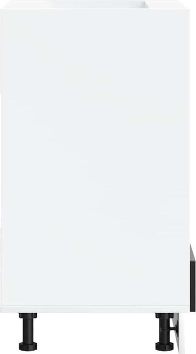Produktbild VidaXL Herdumbauschrank Lucca Schwarz Holzwerkstoff Backofenschrank (60 x 46 x 81.5 cm)
