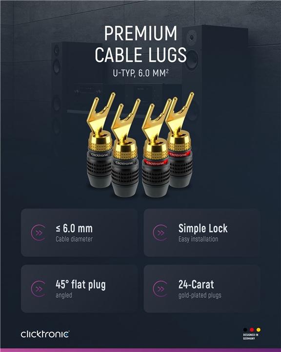 Image du produit clicktronic Connecteur à cosse de câble SimpleLock