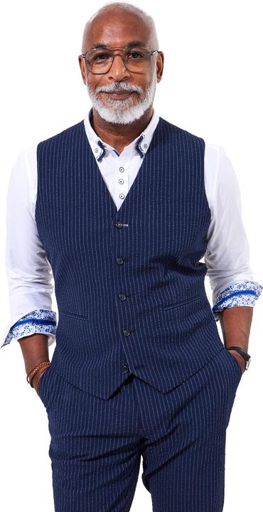 Actual product image Joe Browns Pinstripe Seersucker Suit Waistcoat (60)