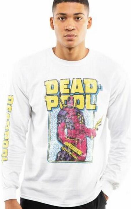 Immagine prodotto Deadpool Tshirt a braccio anni '90 a manica lunga (S)