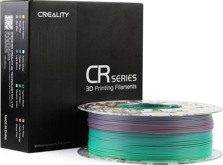 Actual product image Creality Filament PLA Rainbow, 1.75mm, 1kg (PLA, 1.75 mm, 1000 g, Multicoloured)