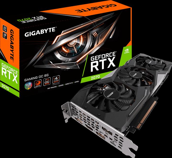 Immagine prodotto Gigabyte GeForce RTX 2070 Gaming (8 GB)