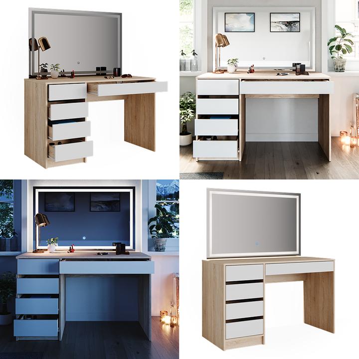 Actual product image Vicco Sherry with lighting (120 x 75 x 55 cm)