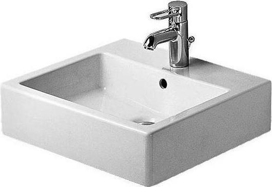 Immagine prodotto Duravit Lavabo VERO w ÜL HLB 500x470mm chiuso 1 HL bianco WG (47 cm, 50 cm)