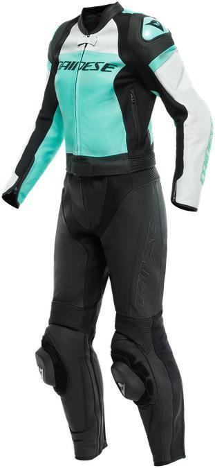 Immagine prodotto Dainese MIRGAE LADY Lederkombi 2-Teiler schwarz-acqua grün-glacier 44 (Donne, 44)