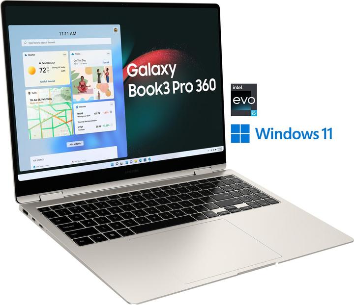 Produktbild Samsung Galaxy Book3 Pro 360 (16", Intel Core i7-1360P, 16 GB, 512 GB, DE)