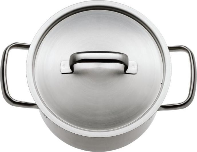 Produktbild WMF Bratentopf GOURMET PLUS Silberfarben (24 cm, Bräter + Schmortopf, Kochtopf, Edelstahl)
