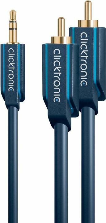 Image du produit Goobay Câble adaptateur MP3 Clicktronic (5 m, Jack 3,5 mm (AUX), RCA)