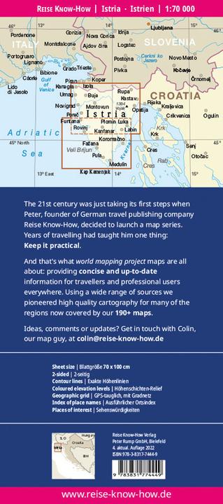 Actual product image Peter Rump:Travel K.-H.Landkrte Istria