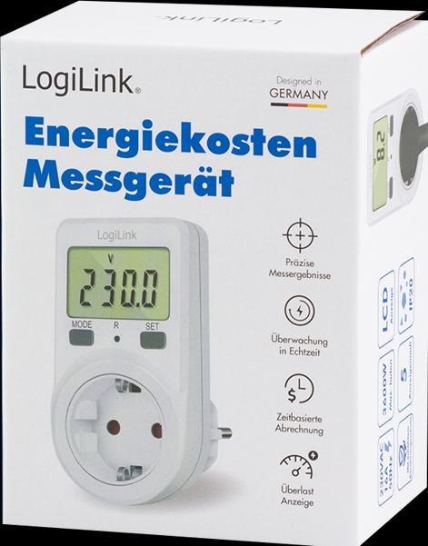 Image du produit LogiLink Compteur d'énergie, blanc