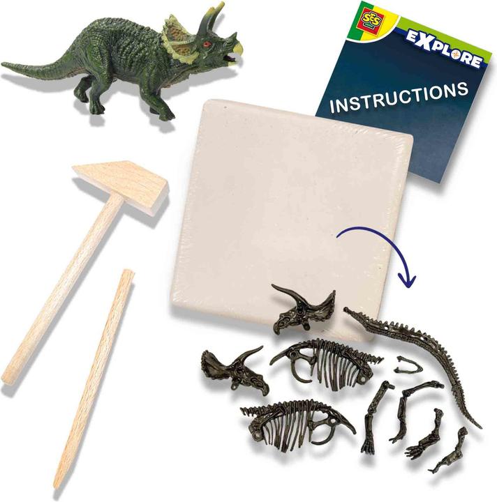 Immagine prodotto Ses Esplora Dino e Scheletro Scava 2in1 - Triceratopo