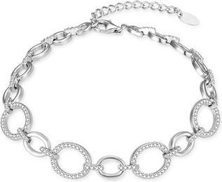 Image du produit Agato Bracelet moderne en argent avec zircons AGB780/21