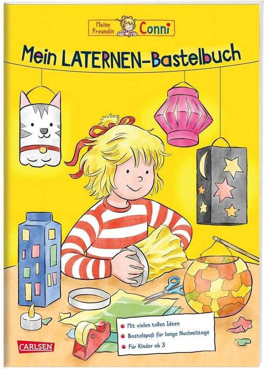 Produktbild Conni Gelbe Reihe (Beschäftigungsbuch): Mein Laternen-Bastelbuch (Deutsch, Hanna Sörensen, Ulrich Velte, 2023)