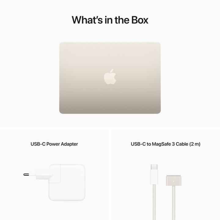 Produktbild Apple MacBook Air – 2022 (13.60", M2, 16 GB, 256 GB, DE)