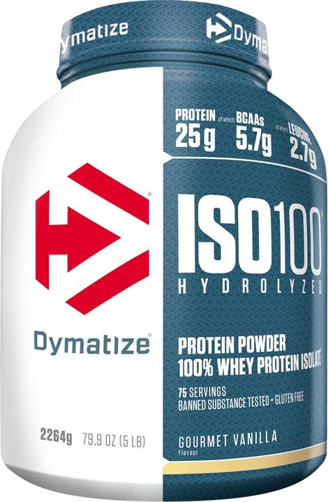 Image du produit Dymatize Iso 100 (Vanille, 1 pcs, 2264 g)