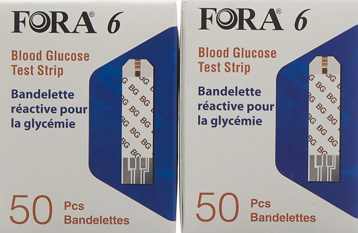 Immagine prodotto Fora 6 strisce per il test della glicemia (Strisce reattive)