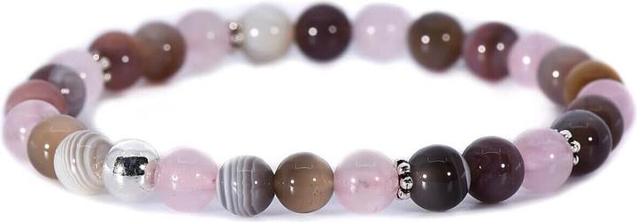 Produktbild Balibay Abelia (18 cm, Achat, Edelstein, Bergkristall, 925 Sterling Silber, Rosenquarz)