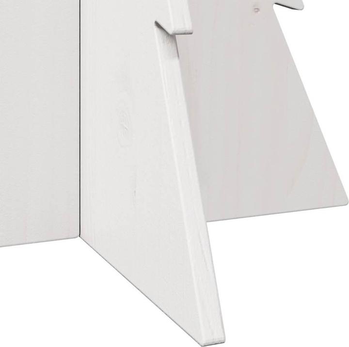 Image du produit VidaXL Arbre de Noël en bois Sapin de décoration Bois blanc 112cm Pin massif