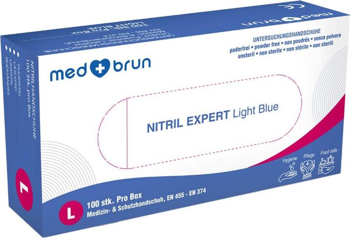 Immagine prodotto MedBrun Nitrile Expert Azzurro S