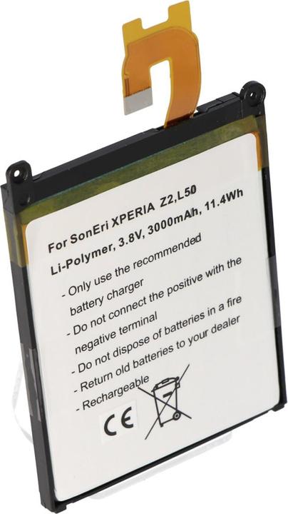 Immagine prodotto AccuCell Batteria Sony Ericsson Xperia Z2, L50, L50u, L50W, L50, Xperia L50T, L50W