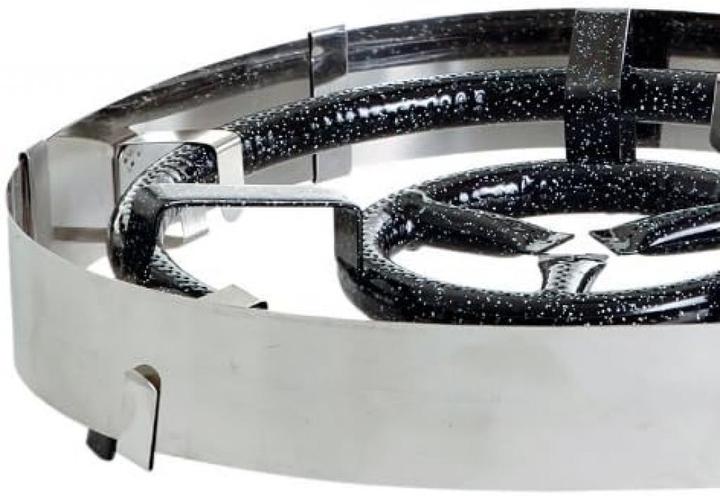 Produktbild All'Grill Edelstahl Hitze- und Windschutz mit 30-50 cm Durchmesser